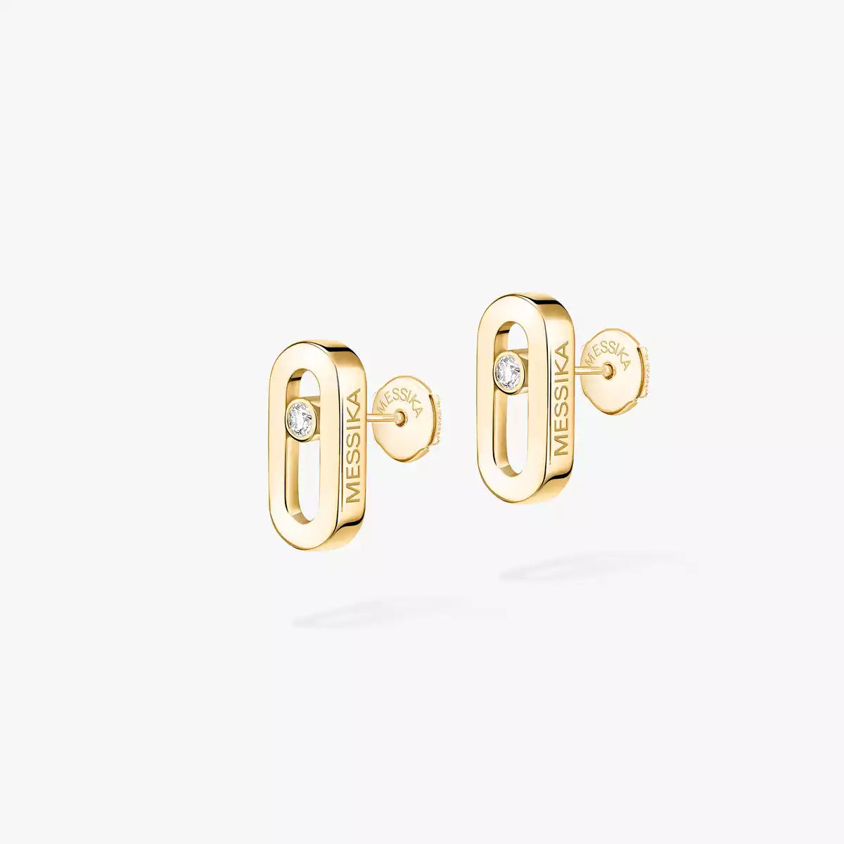 [Solara jewelry]Move Uno Diamond Stud Earrings