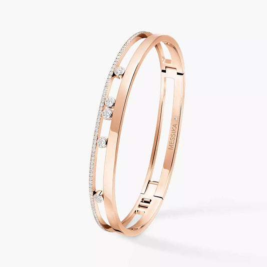 [Solara jewelry]Move Romane Diamond Bangle Bracelet