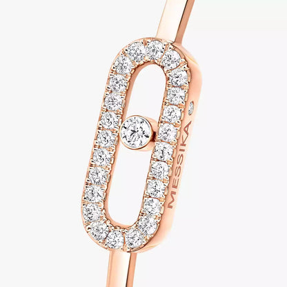 [Solara jewelry]Move Uno pavé flex bangle medium