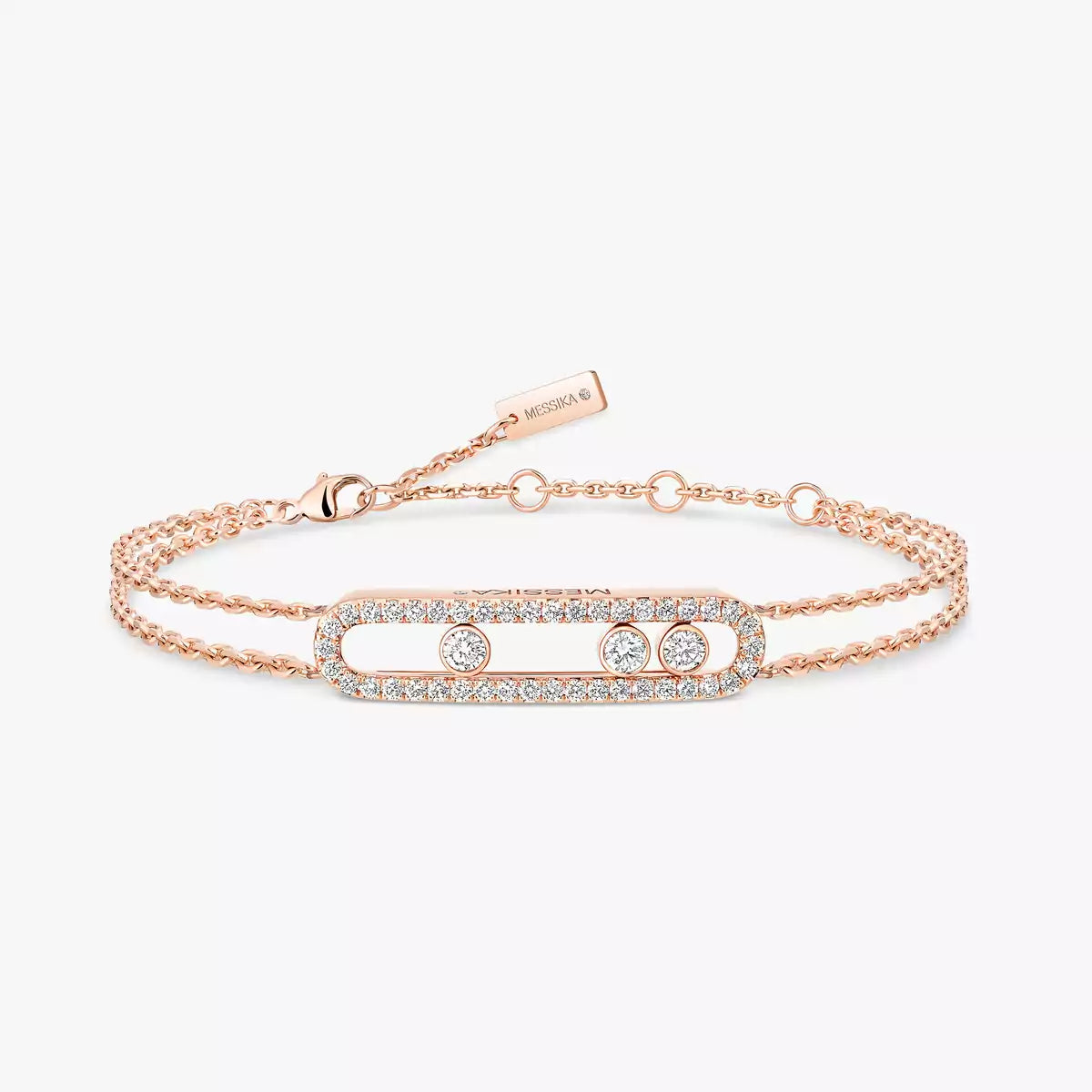 [Solara jewelry] Move Classique pavé bracelet