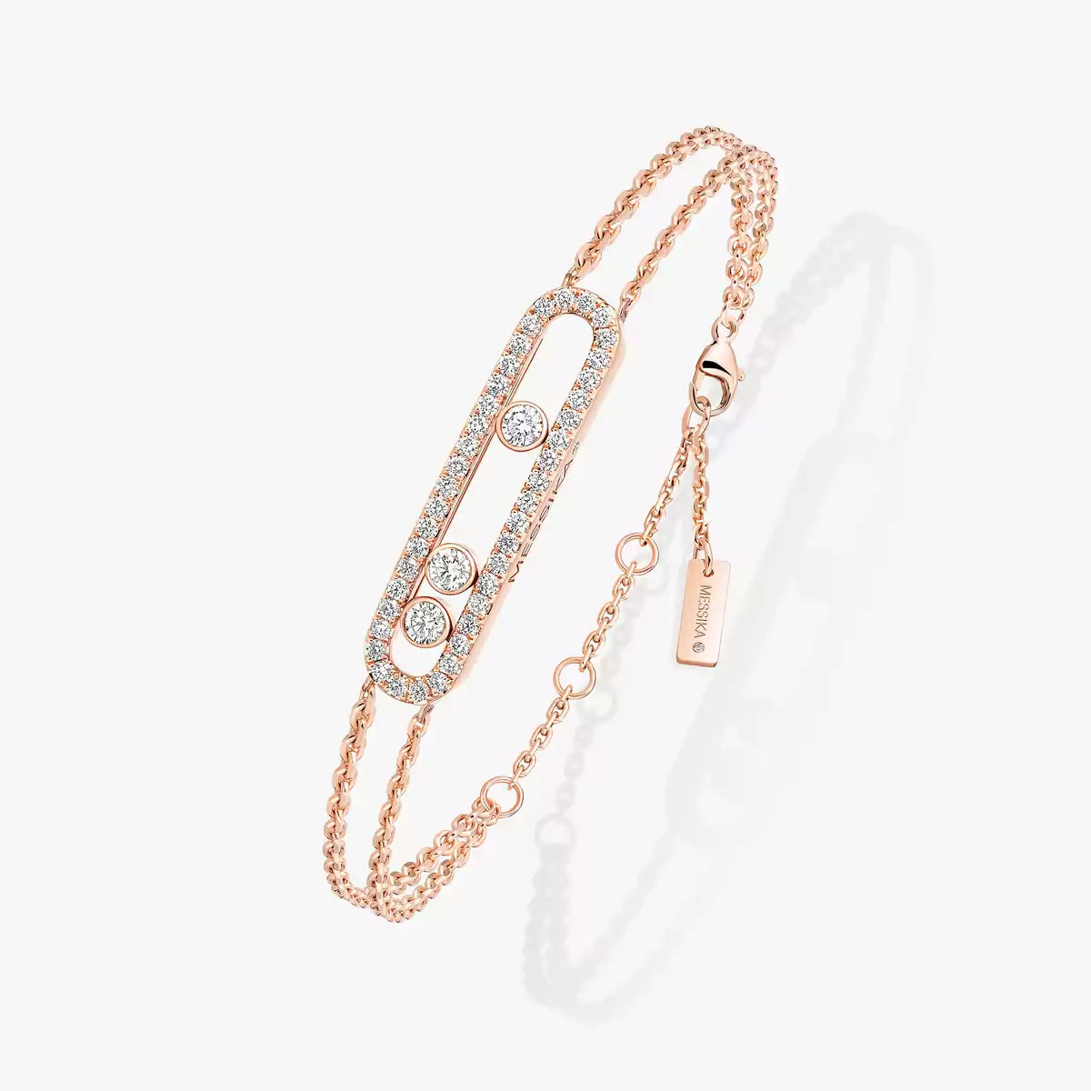 [Solara jewelry] Move Classique pavé bracelet