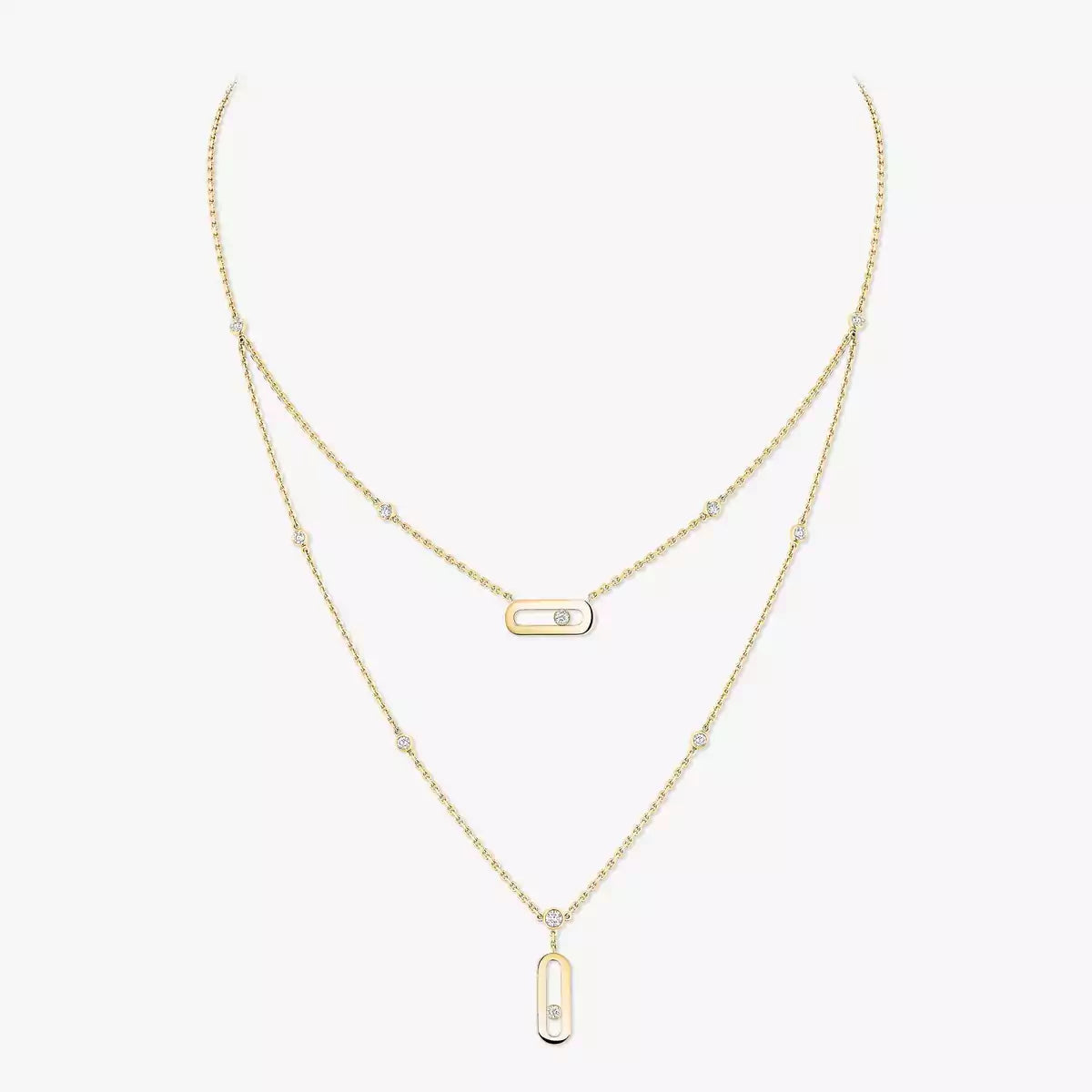 [Solara jewelry] Move Uno Diamond Necklace