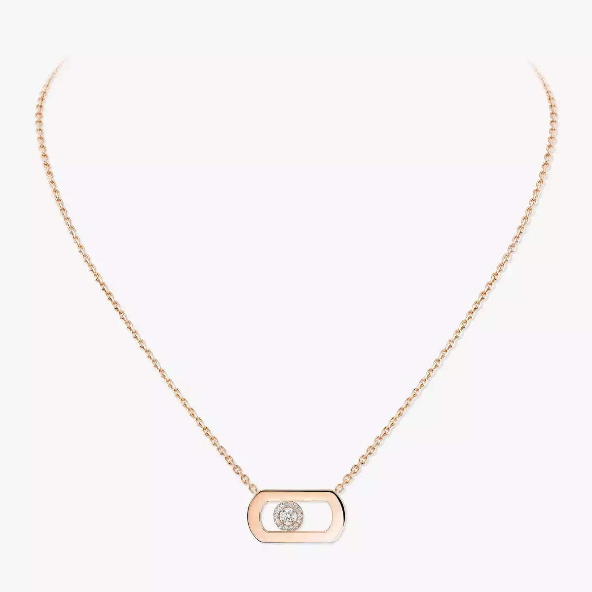 [Solara jewelry]So Move Diamond Necklace in Gold