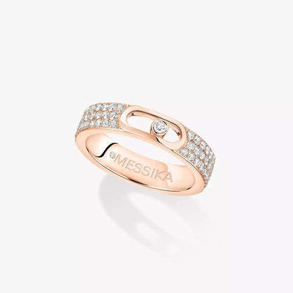 [Solara jewelry]Move Joaillerie Pave_ Diamond Wedding Ring