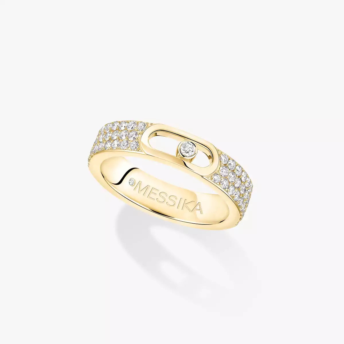 [Solara jewelry]Move Joaillerie Pave_ Diamond Wedding Ring