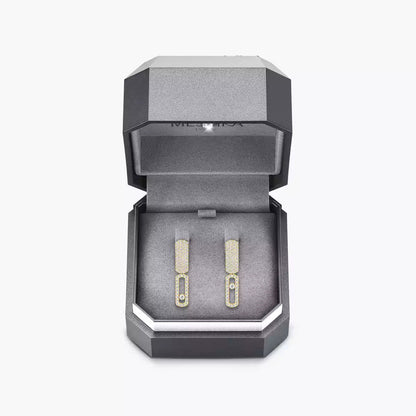 [Solara jewelry]Imperial Move SM Diamond Earrings
