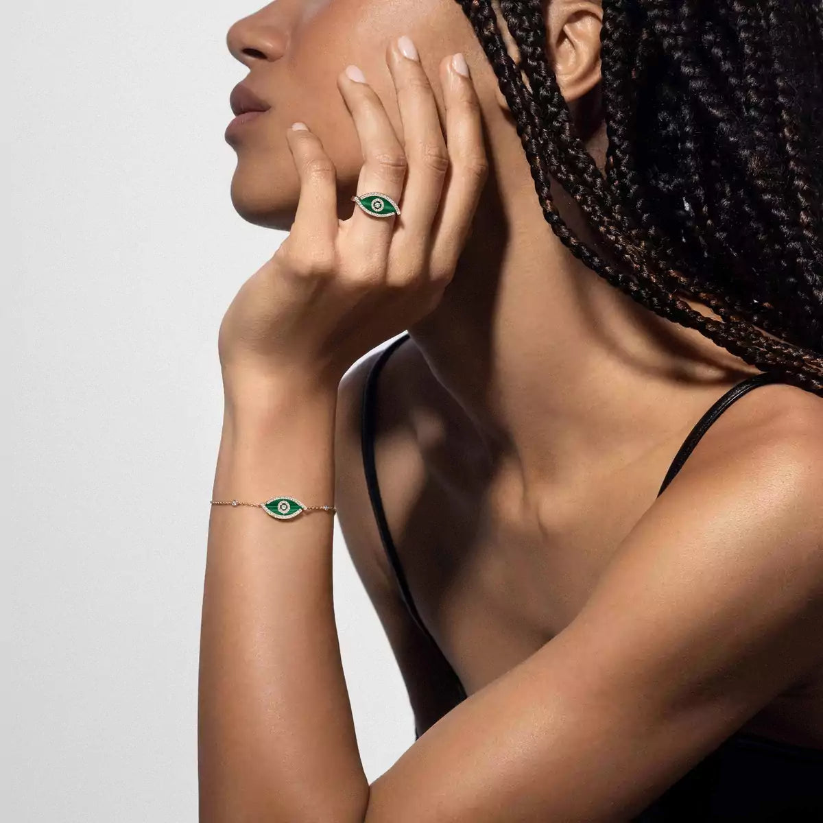 [Solara jewelry]Lucky Eye Diamond Bracelet