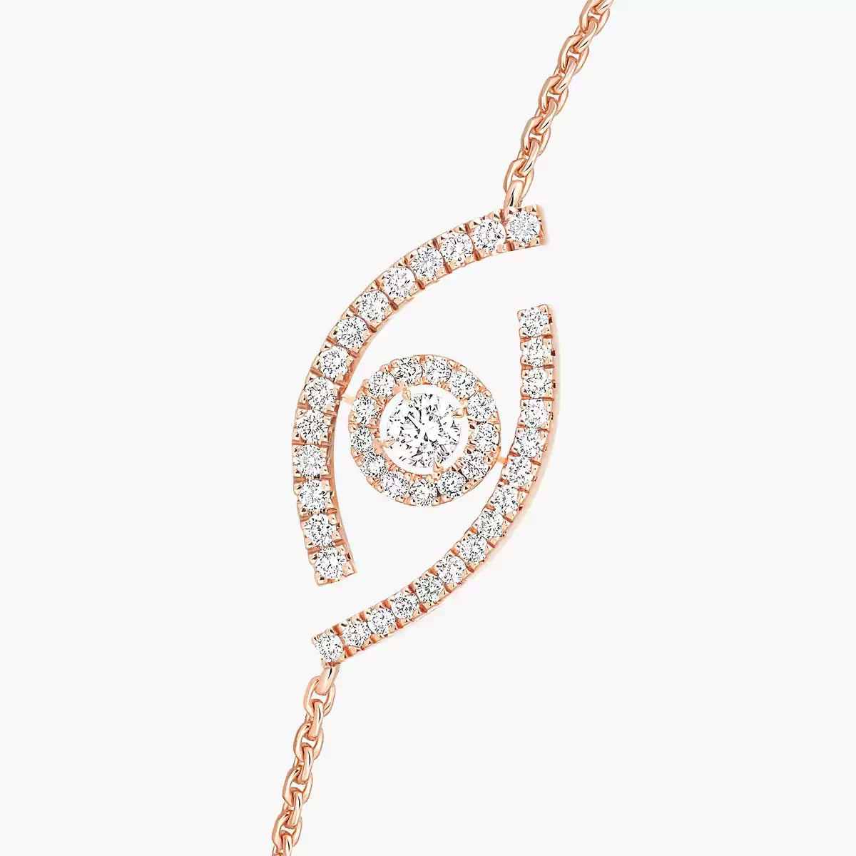 [Solara jewelry]Lucky Eye Pave-Set Diamond Bracelet