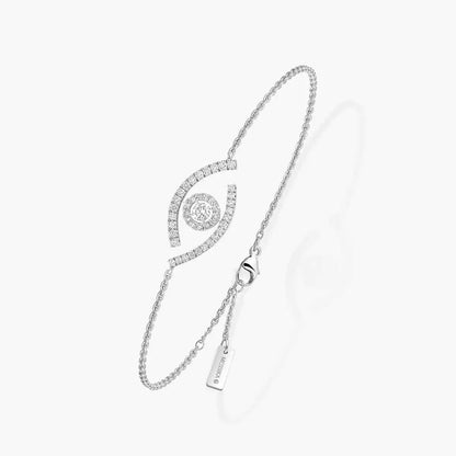 [Solara jewelry]Lucky Eye Pave-Set Diamond Bracelet