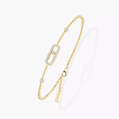 [Solara jewelry]Move Uno Diamond Bracelet