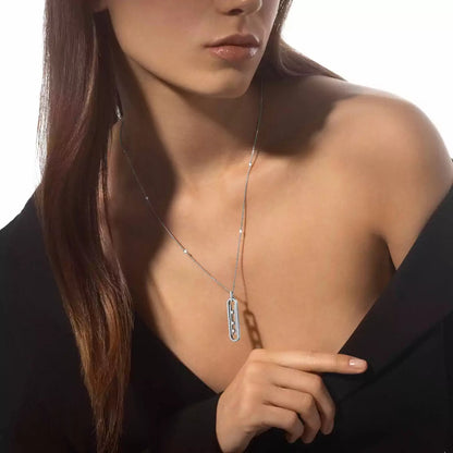 [Solara jewelry]Diamond Necklace Move 10Th