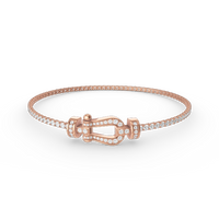 [Solara Jewelry]FORCE  HORSESHOE  DIAMOND TENNIS BRACELET