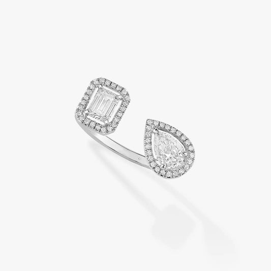 [Solara jewelry]MY TWIN TOI & MOI SILVER DIAMOND RING