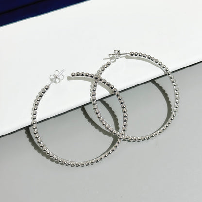 [Solara jewelry] SMOOTH BEAD STUD EARRINGS