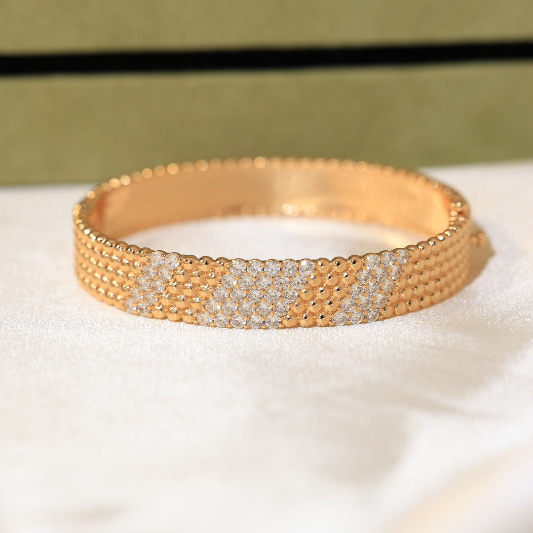 [Solara jewelry]  FIVE-ROW DIAMOND BRACELET