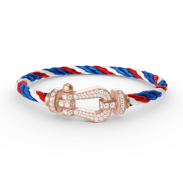 [Solara Jewelry]FORCE LARGE HORSESHOE FULL DIAMOND BRACELET ROSE GOLD