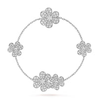 [Solara Jewelry]FRIVOLE SILVER 5 FLOWERS BRACELET