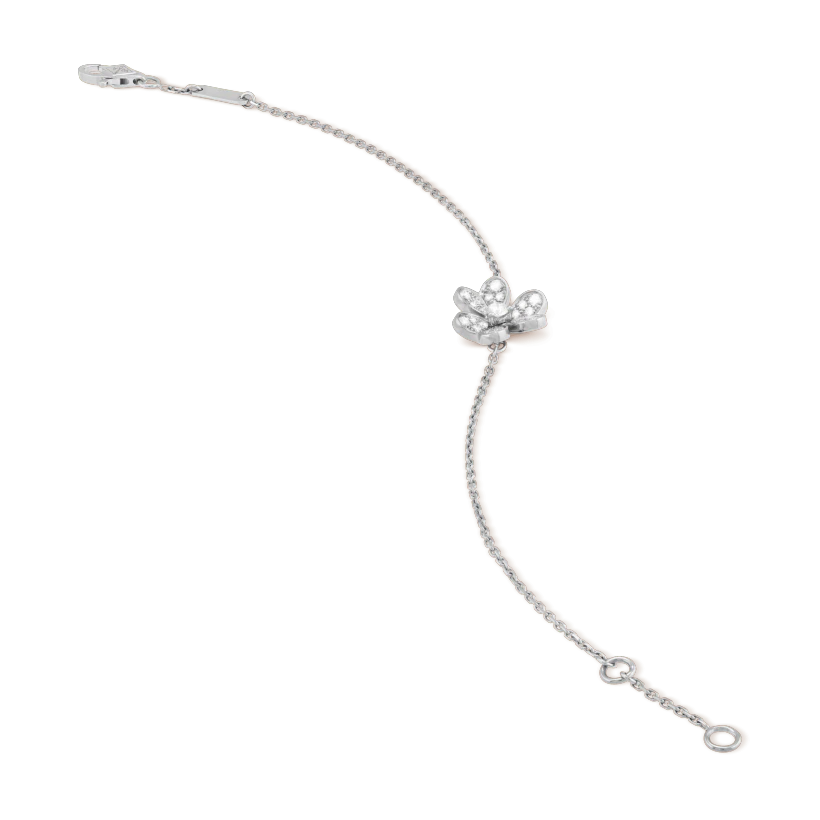 [Solara Jewelry]FRIVOLE SILVER FLOWER DIAMOND BRACELET