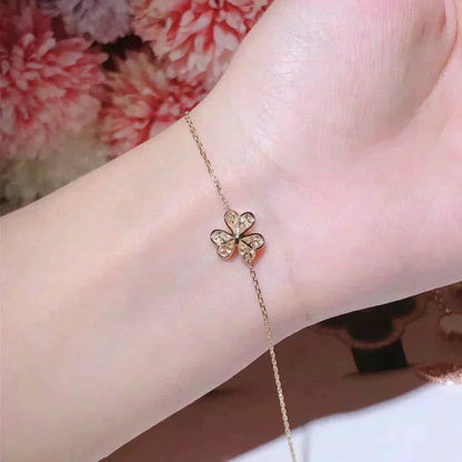 [Solara Jewelry]FRIVOLE GOLD FLOWER DIAMOND BRACELET
