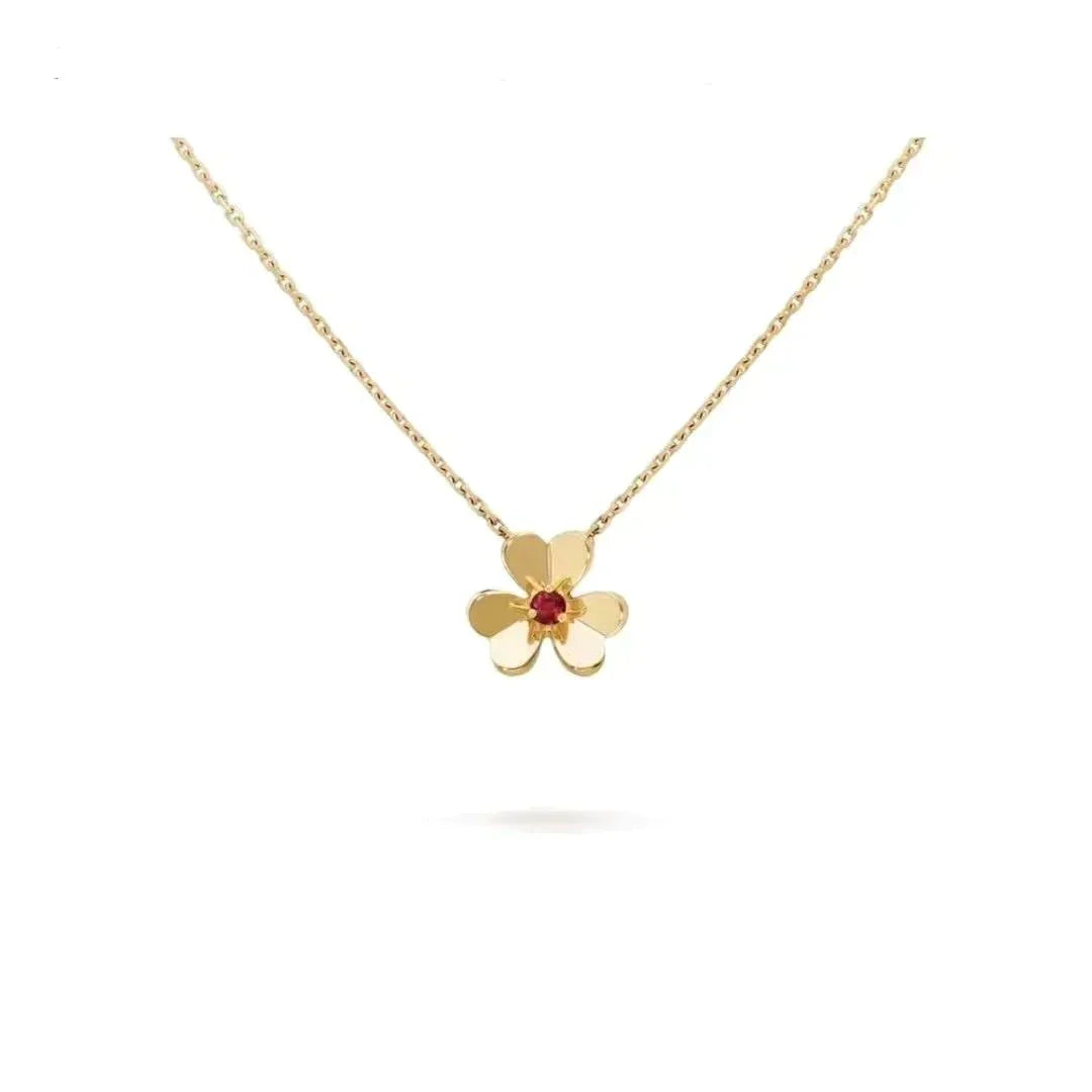 [Solara Jewelry]FRIVOLE GOLD FLOWER NECKLACE