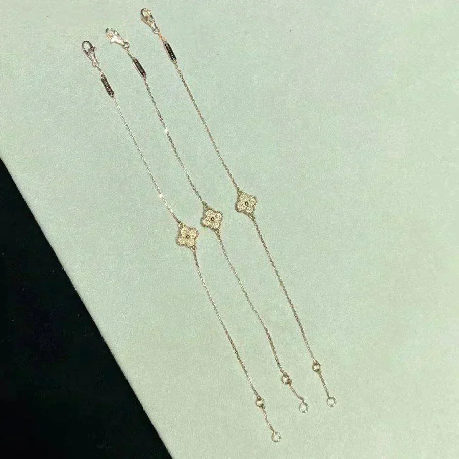 [Solara Jewelry]CLOVER SINGLE FLOWER BRACELET
