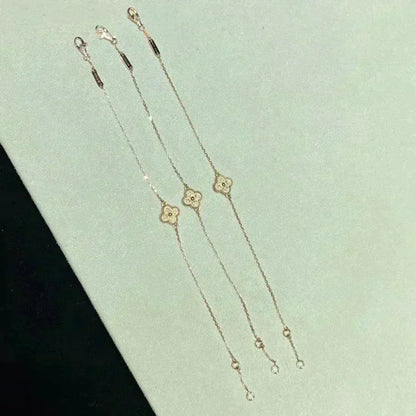 [Solara Jewelry]CLOVER SINGLE FLOWER BRACELET