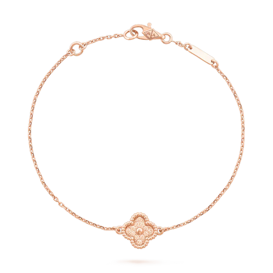 [Solara Jewelry]CLOVER SINGLE FLOWER BRACELET