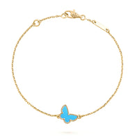 [Solara Jewelry]BUTTERFLY TURQUOISE BUTTERFLY BRACELET
