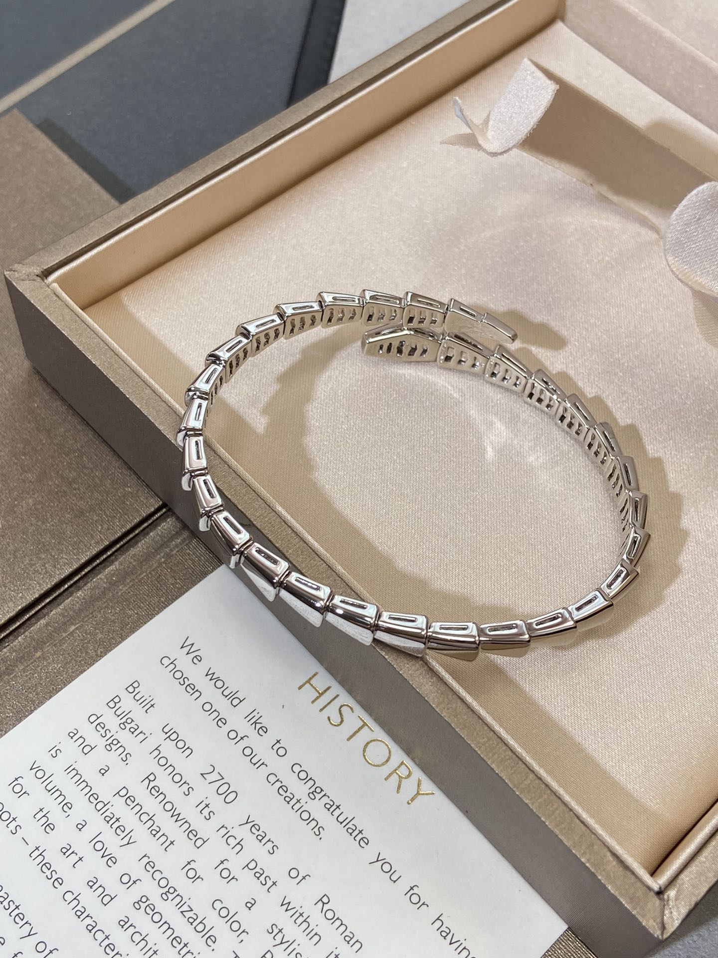 [Solara Jewelry]SERPENTI VIPER SILVER BRACELET