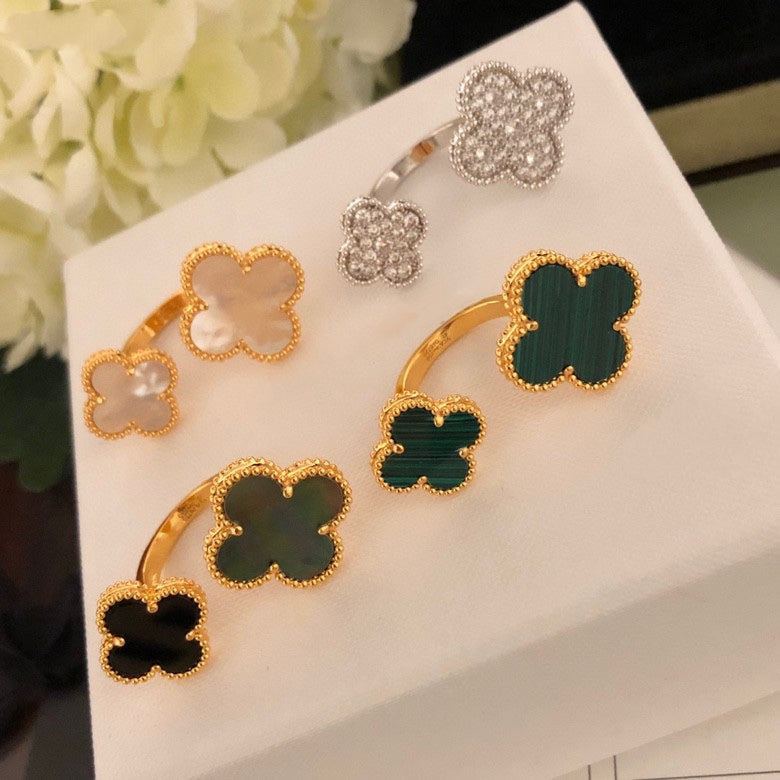 [Solara Jewelry]CLOVER BETWEEN THE FINGER RING