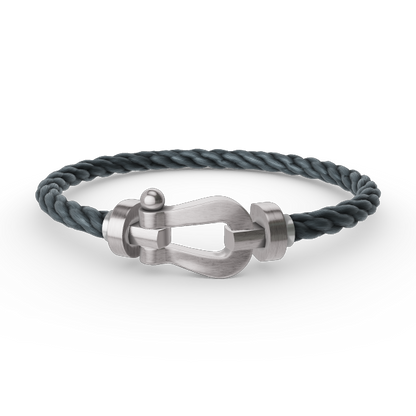 [Solara Jewelry]FORCE LARGE HORSESHOE NO DIAMOND BRACELET SILVER