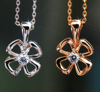[Solara Jewelry]FIOREVER NECKLACE DIAMOND CENTER