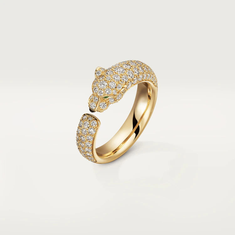 [Solara Jewelry]PANTHERE PINK GOLD DIAMOND RING