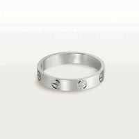 [Solara Jewelry]LOVE RING 4MM 1 DIAMOND SILVER